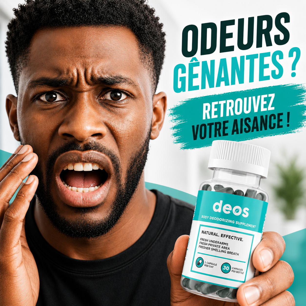 Deos | Complément anti-odeur