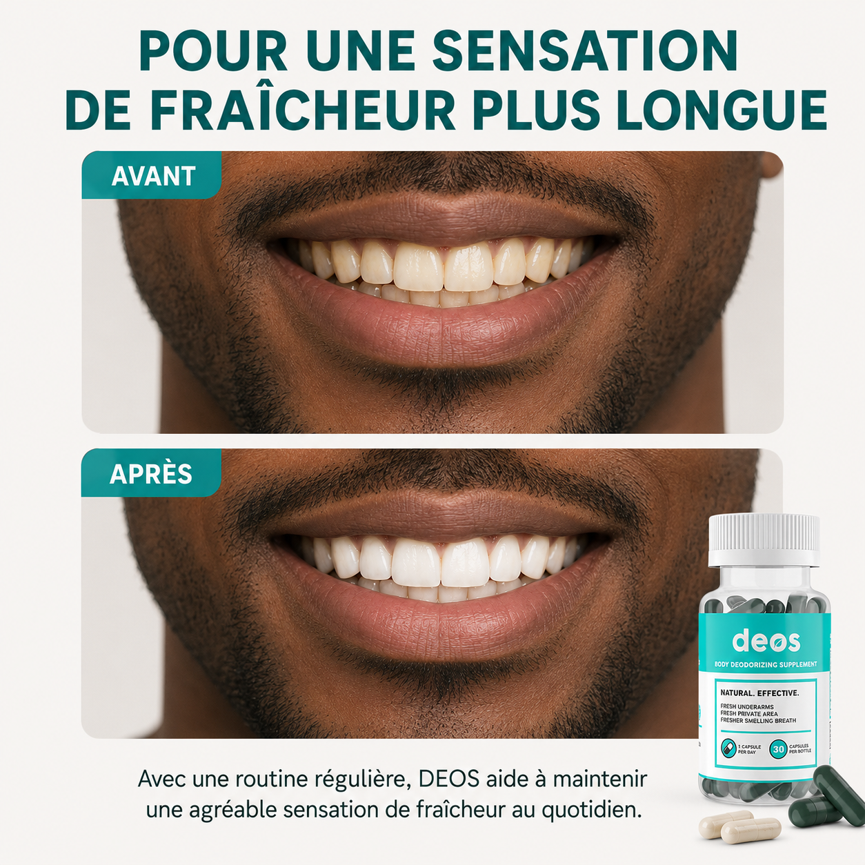 Deos | Complément anti-odeur