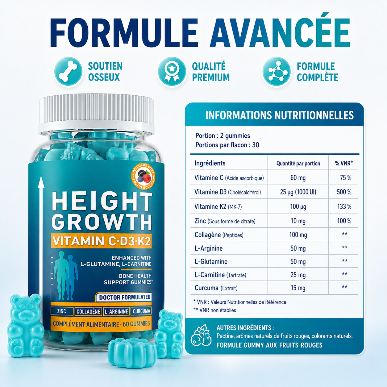 Height Growth Gummies