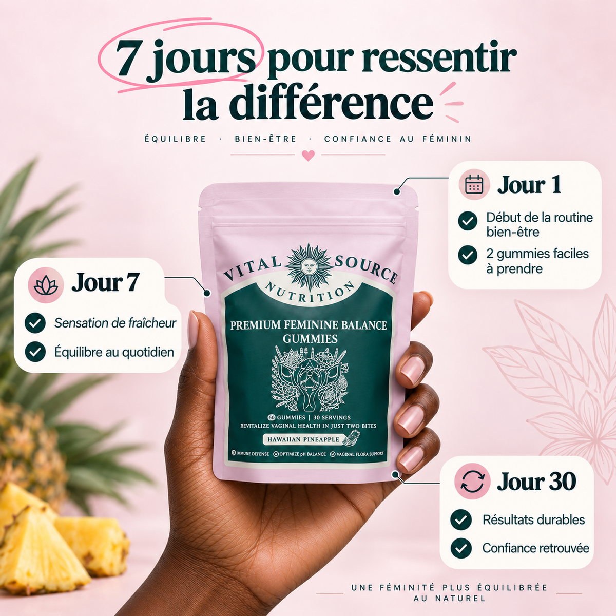 🌸 FEMININE INTIMATE GUMMIES (Votre allié bien-être intime au quotidien.)