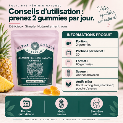 🌸 FEMININE INTIMATE GUMMIES (Votre allié bien-être intime au quotidien.)