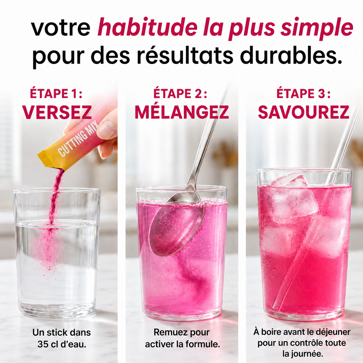 Cutting Drink Mix – La Boisson minceur coupe-faim