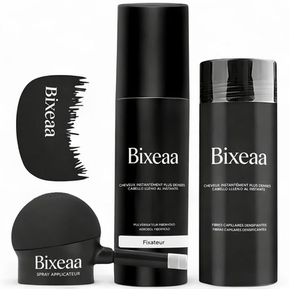 Kit 4 pièces - Fibres capillaires + Fixateur OFFERT
