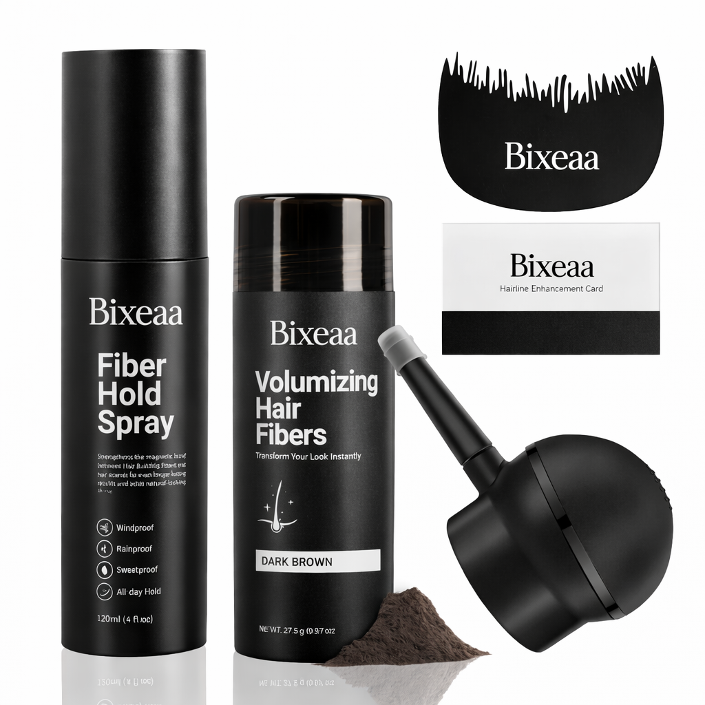 Kit 4 pièces - Fibres capillaires + Fixateur OFFERT CI