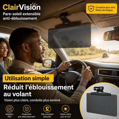 Clair Vision – Pare-soleil anti-éblouissement CI