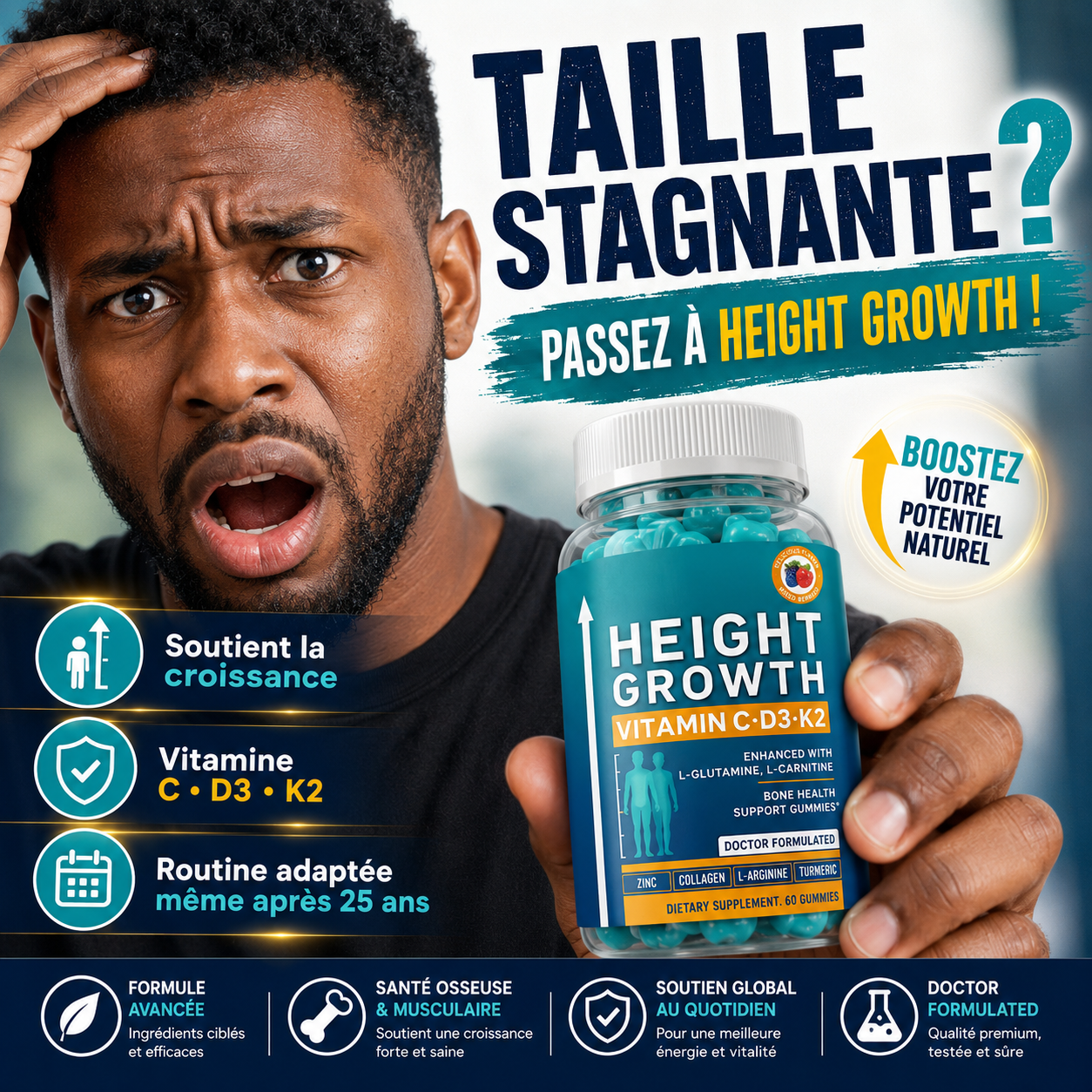 Height Growth Gummies
