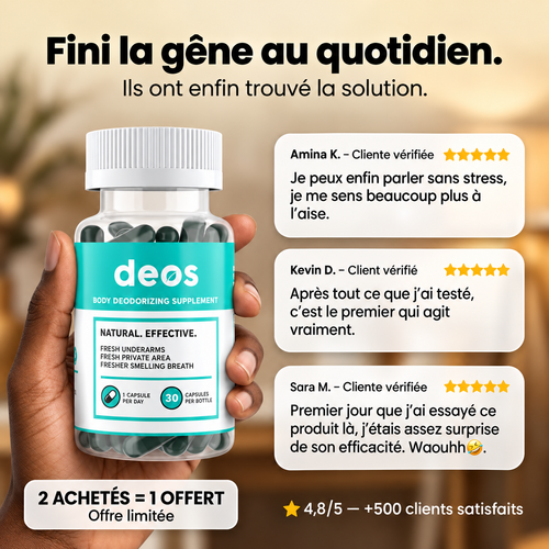 🌿 DEOS FRESH ( Dites adieu aux mauvaises odeurs )