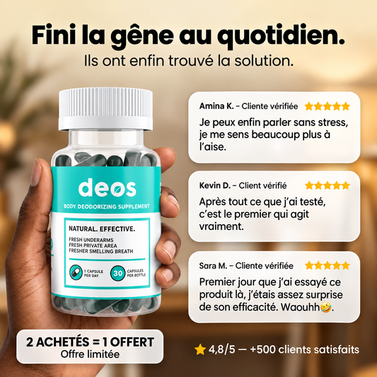 🌿 DEOS FRESH ( Dites adieu aux mauvaises odeurs )
