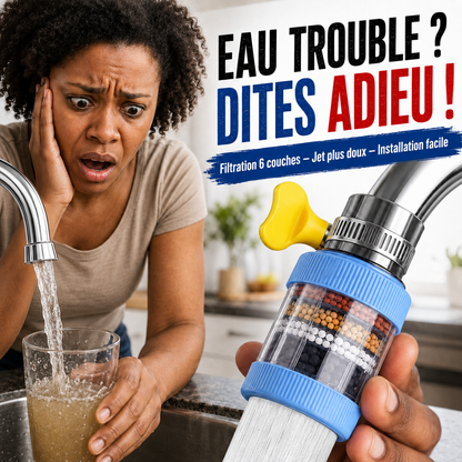Filtre à eau : anti-impuretés