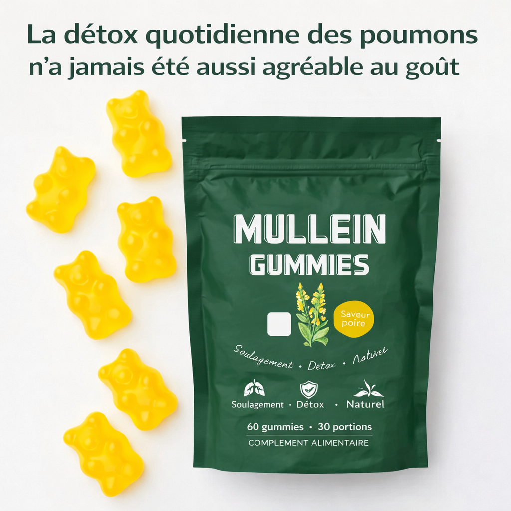 Mullein Gummies -complément alimentaire à base de plantes