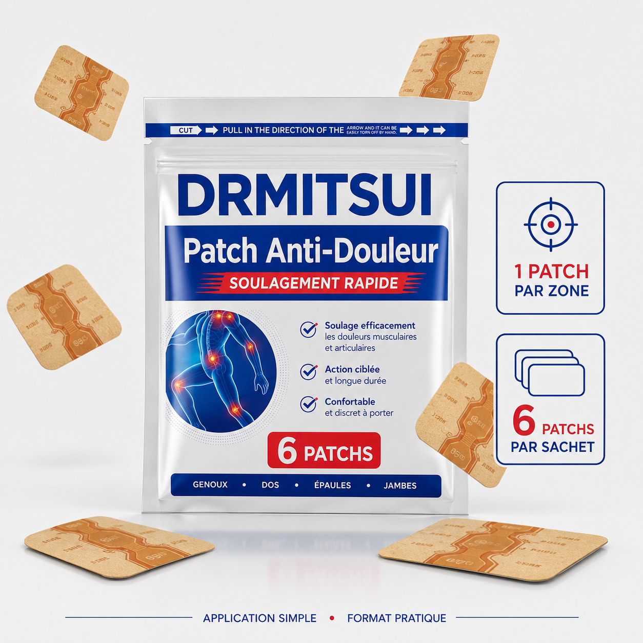 Patch Anti-Douleur DR MITSUI