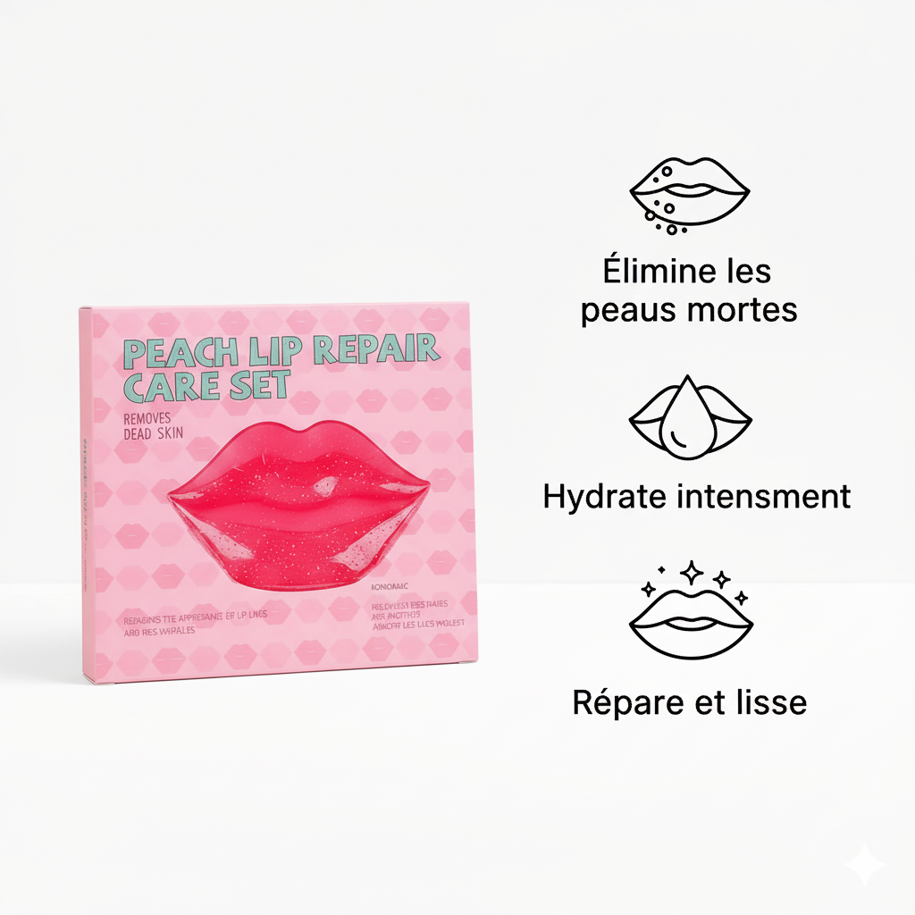 Le kit lèvres rose 4 en 1 SN: 1 ACHETER = 1 OFFERT