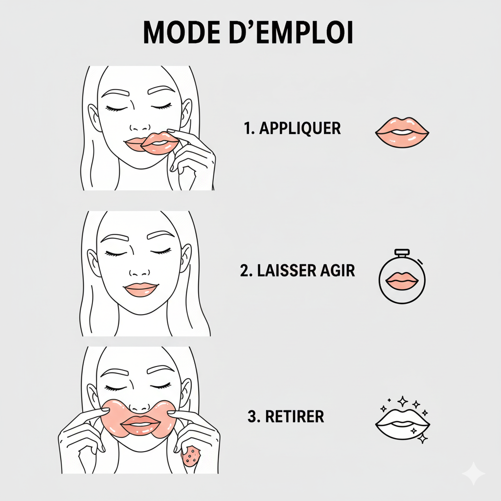 Le kit lèvres rose 4 en 1 SN: 1 ACHETER = 1 OFFERT