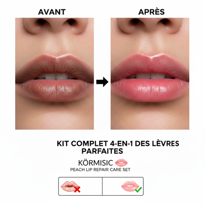 Le kit lèvres rose 4 en 1 SN: 1 ACHETER = 1 OFFERT