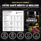 Gummies naturels au shilajit